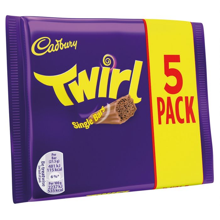 Cadbury Twirl 5Pack 107,5g-Cadbury-SNACK SHOP AUSTRIA