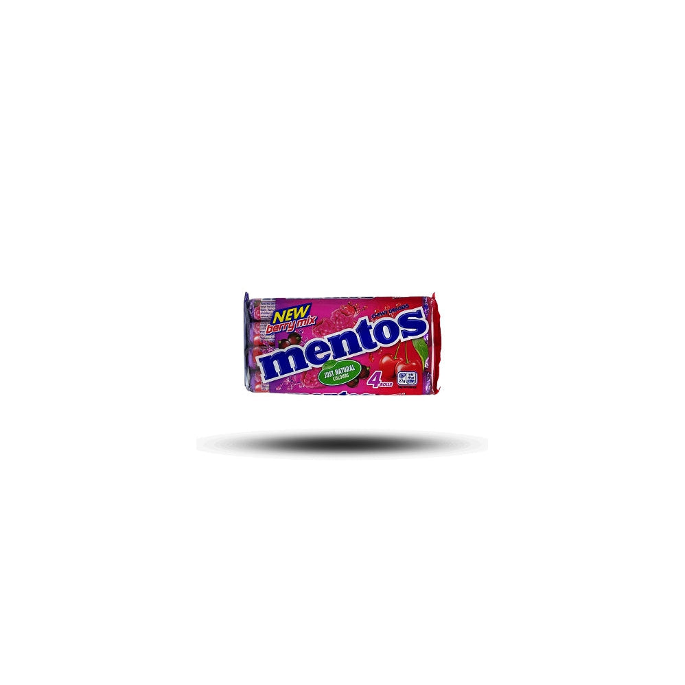 Mentos Berry Mix 4x37,5 (150g)-Perfetti Van Melle-SNACK SHOP AUSTRIA