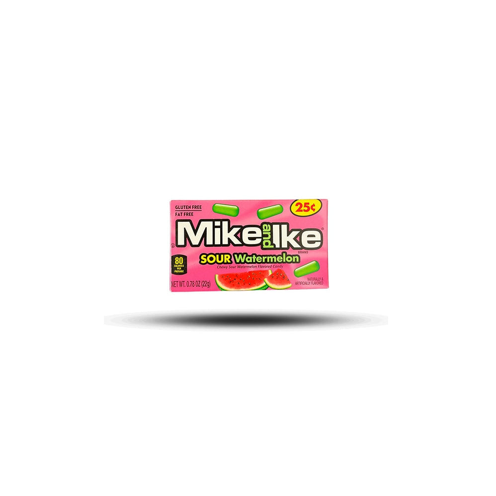 Mike and Ike sour Watermelon 22g-Just Born-SNACK SHOP AUSTRIA