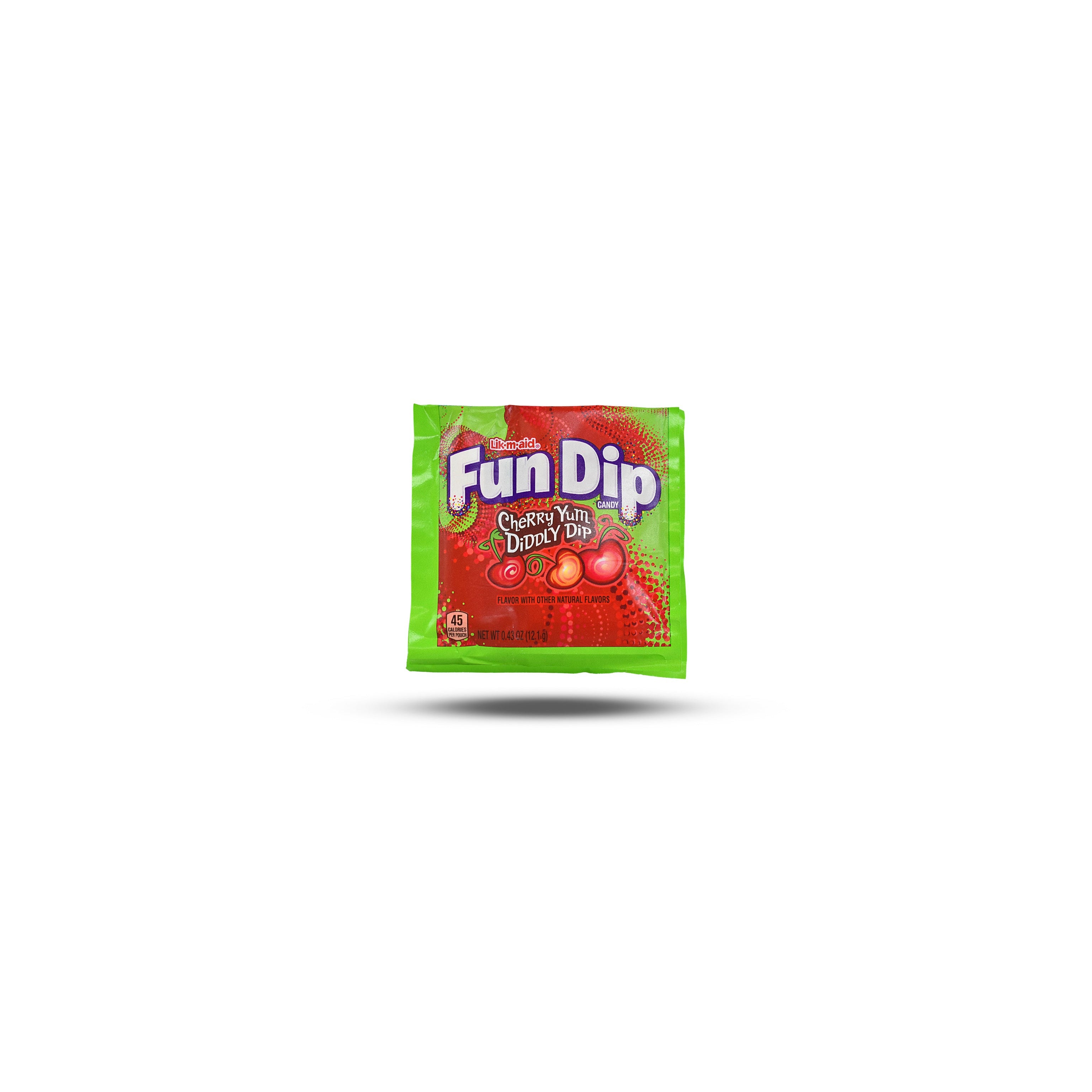 Lik m aid - Fun Dip Candy Cherry Yum Diddly Dip 12,1g-Ferrara Candy Company-SNACK SHOP AUSTRIA